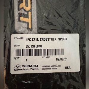 2019-2023 Subaru Crosstrek Floor Mats